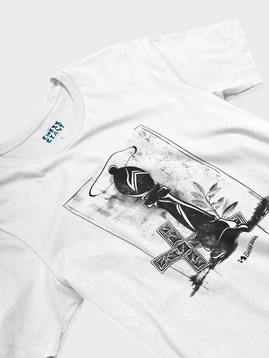 Grunge Chess: Bishop and Cross unisex t-shirt product image (3)