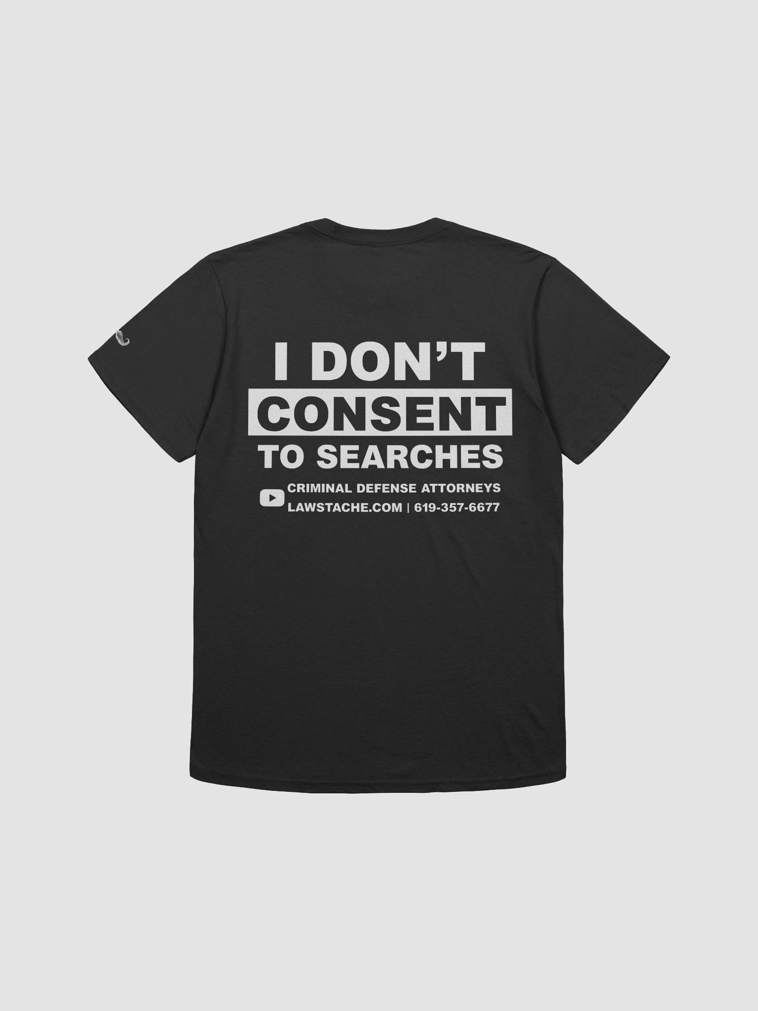 I Don't Consent to Searches - Tee - WHT PRINT product image (6)