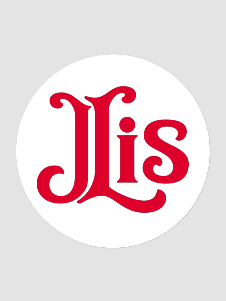 JLis Red Logo Sticker product image (1)
