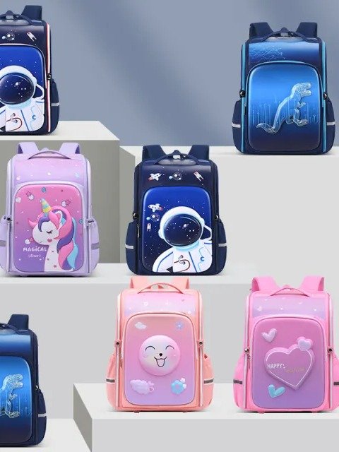 Large Capacity Wear-resistant Burden Alleviation Backpack For Boys And Girls product image (1)