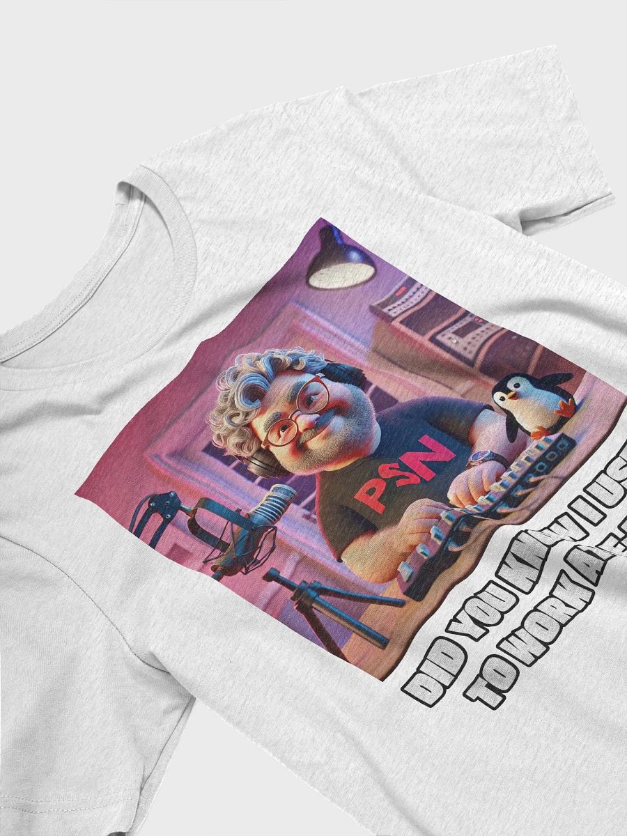 WORK AT E-MU? Cartoon Character T-Shirt product image (23)