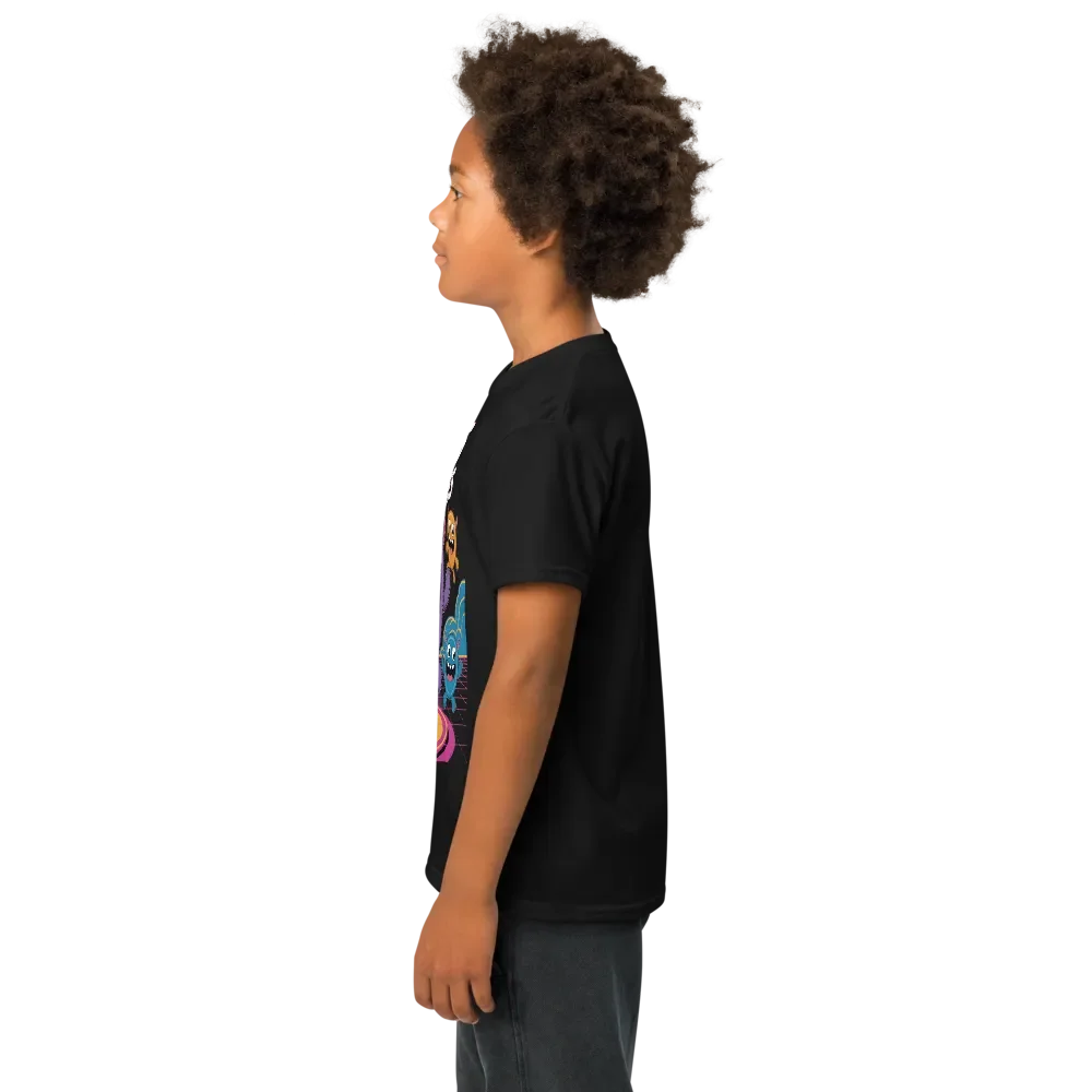 Monsters Got Moves Cool Youth Sports Tee product image (2)