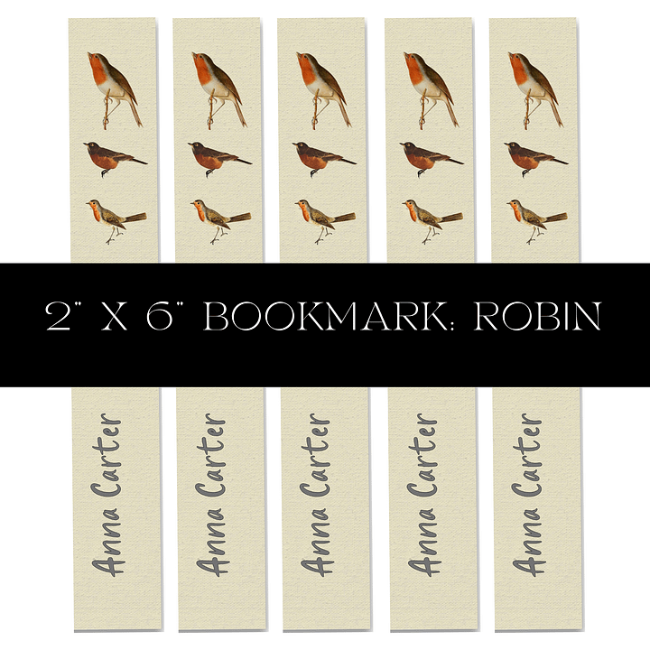 Robin Bookmark product image (1)