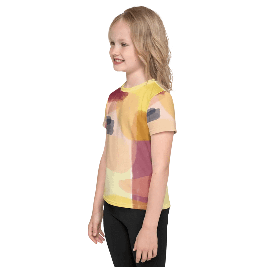 All-Over Print Kids Crew Neck T-Shirt product image (3)