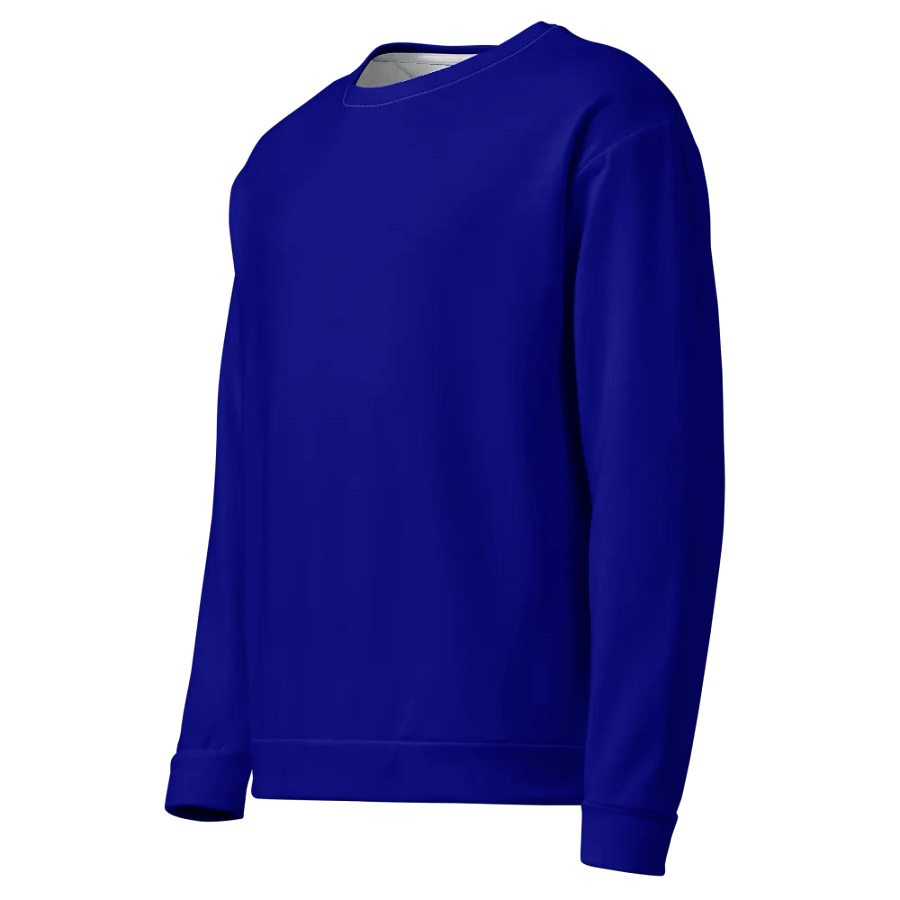 Plain Color Navy Blue Sweatshirt product image (3)