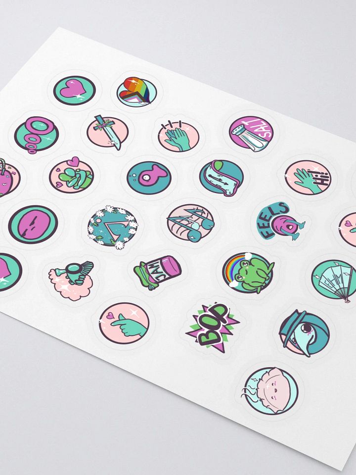 Emote Sticker Sheet (2024 Version) product image (2)