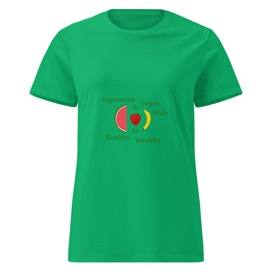 Healthy & Wealthy Vegetarian Vibes T-Shirt product image (1)