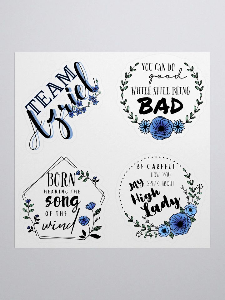 Team Azriel Sticker Bundle product image (1)