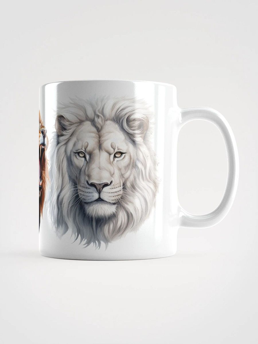 Majestic Lions White Glossy Mug product image (1)