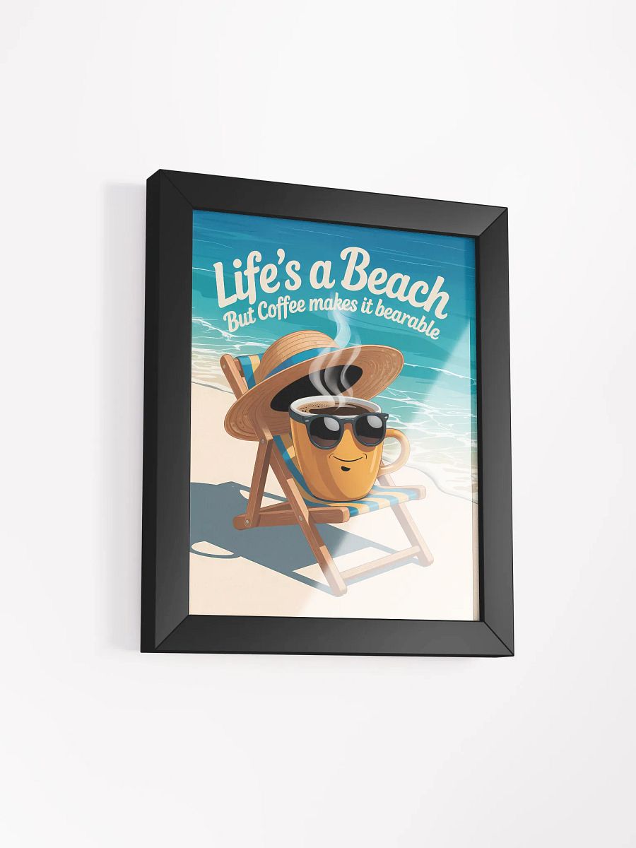 Sunny Sips Beach Poster product image (3)