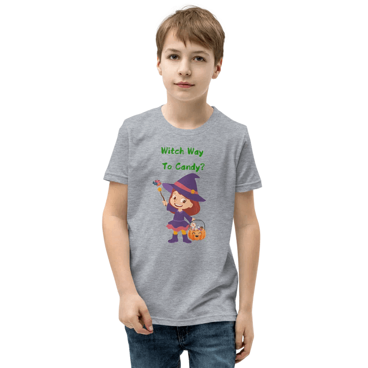Witch Way To Candy? Youth T-Shirt product image (6)