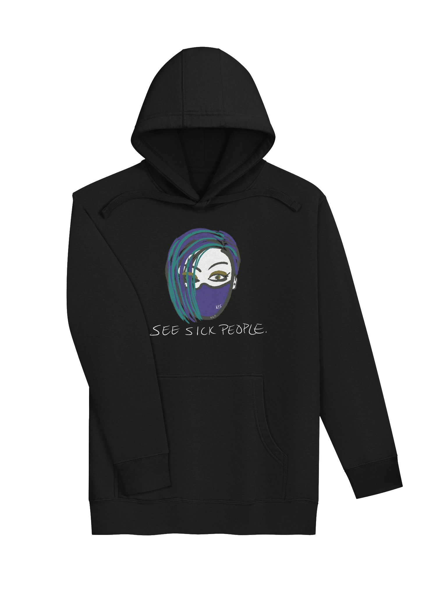I See Sick People hoodie product image (9)