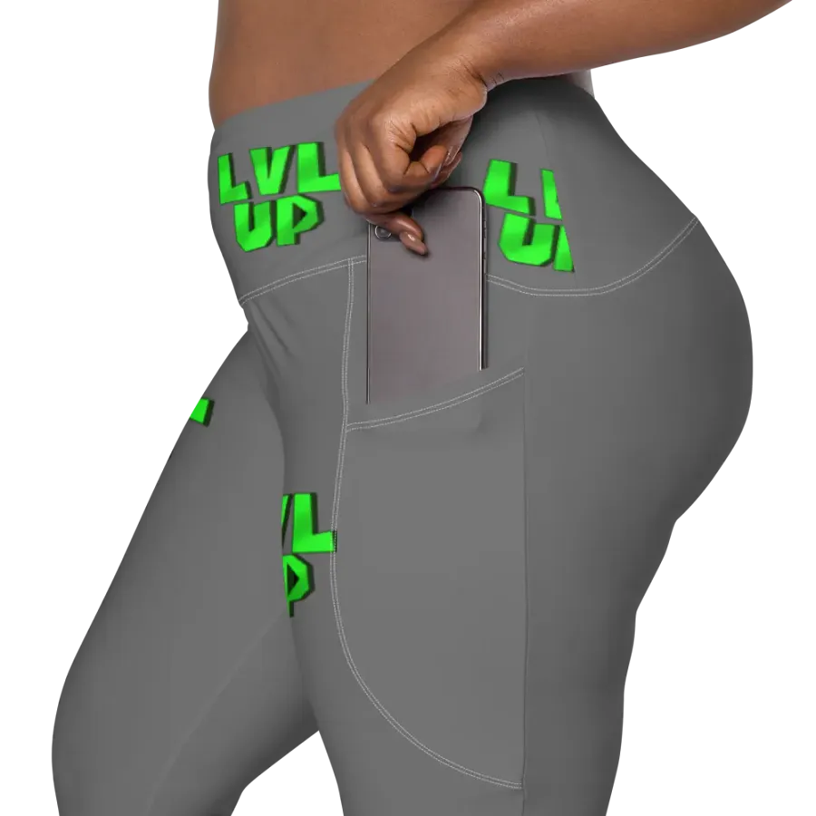 LVL UP Grey Yoga Pants product image (12)
