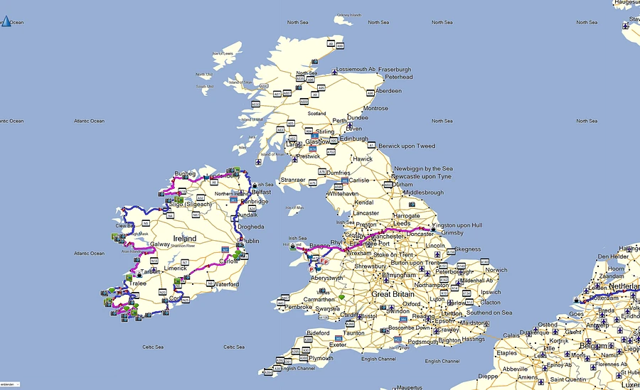 IRELAND 12-DAY TOP HIGHLIGHTS TOUR, 4900 km, Tour Book & GPX Data product image (3)