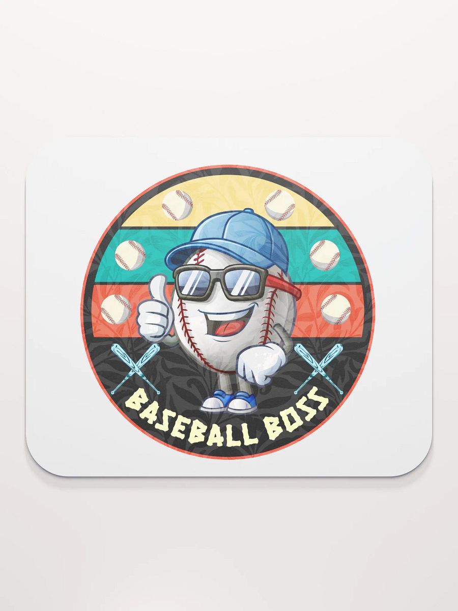 Baseball Boss Thumbs-Up Mouse Pad product image (2)