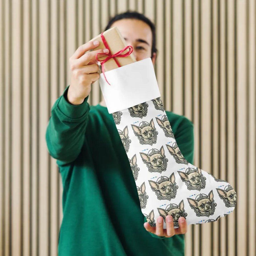 Yoda-Chihuahua Christmas Stocking product image (10)