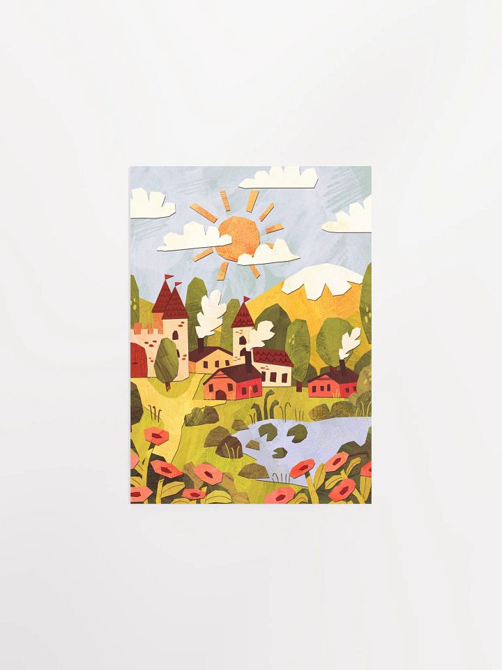 Collage Village Print product image (2)
