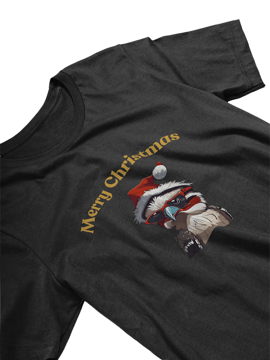 Festive Kookaburra Merry Christmas T-Shirt - 2 - Gold product image (3)