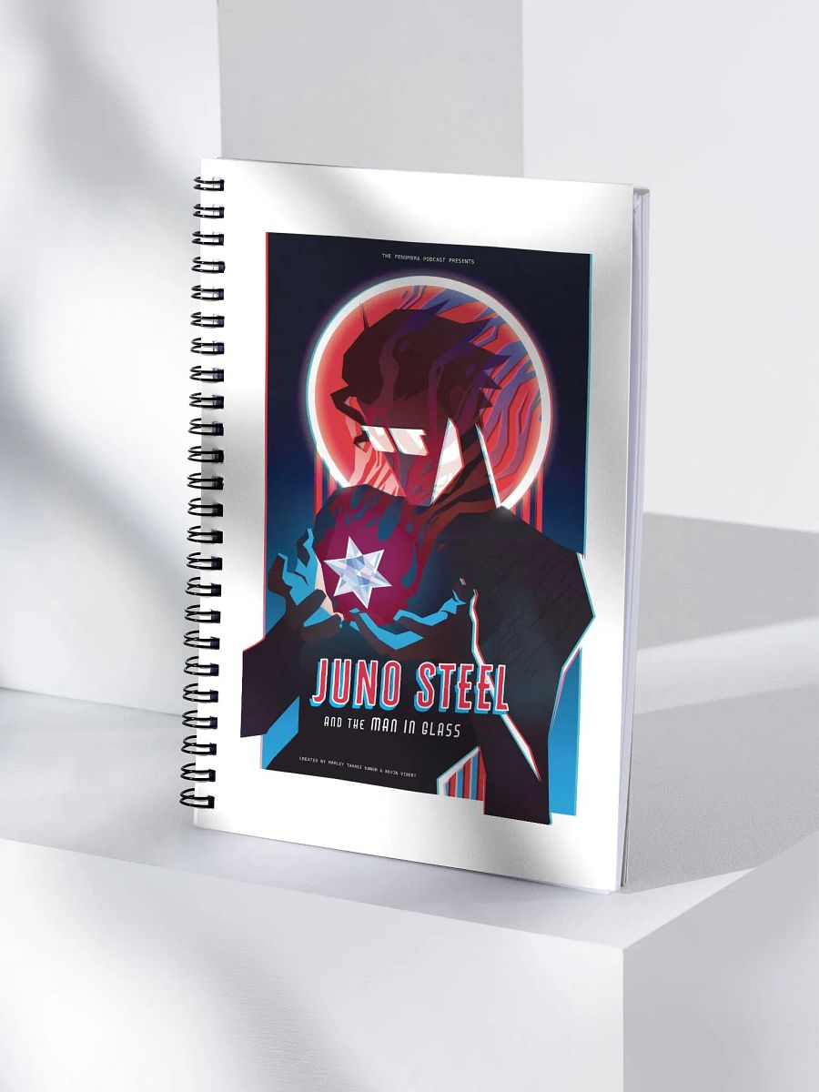 Juno Steel and the Man in Glass Spiral Notebook product image (4)