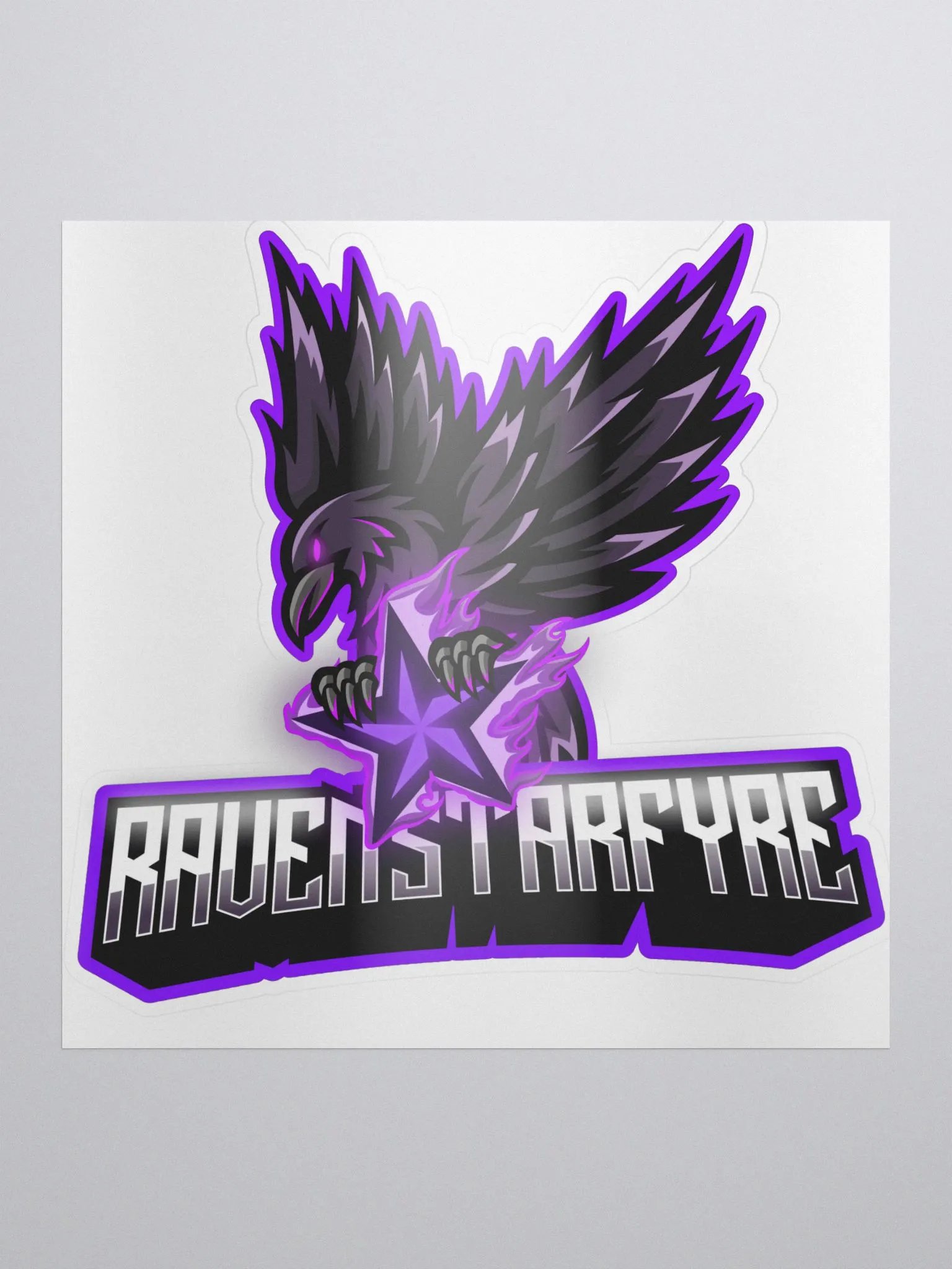 RavenStarFyre Logo sticker product image (1)
