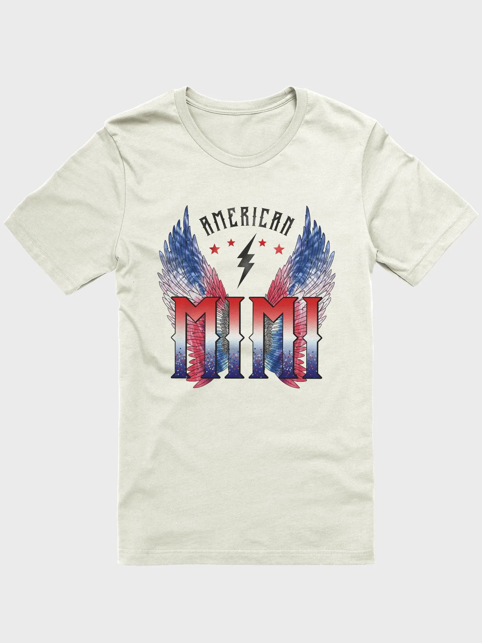 American Mimi Patriotic T-Shirt with Angel Wings product image (4)