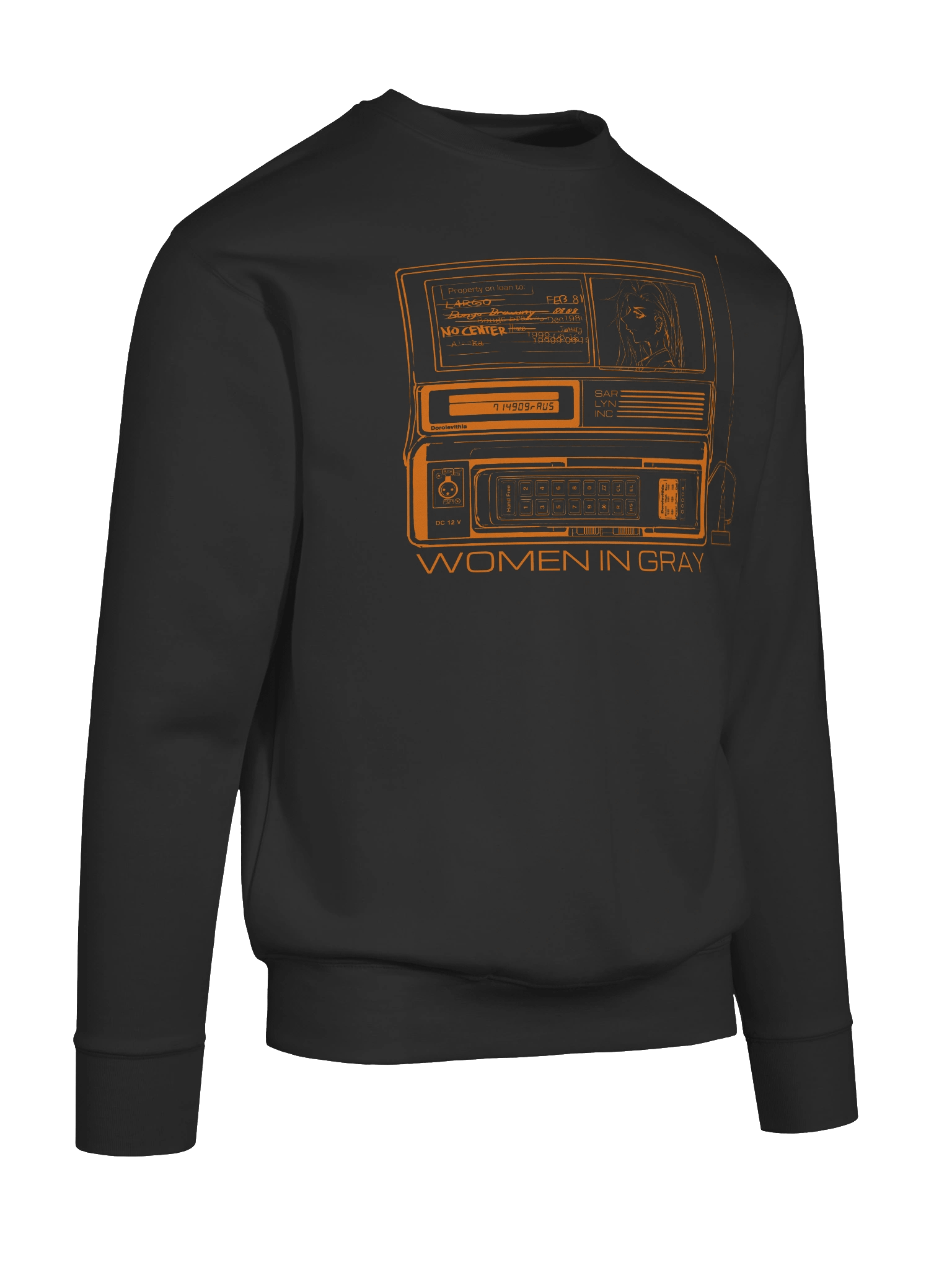 Women in Gray - Mobile Phone Long Tee (amber) product image (10)