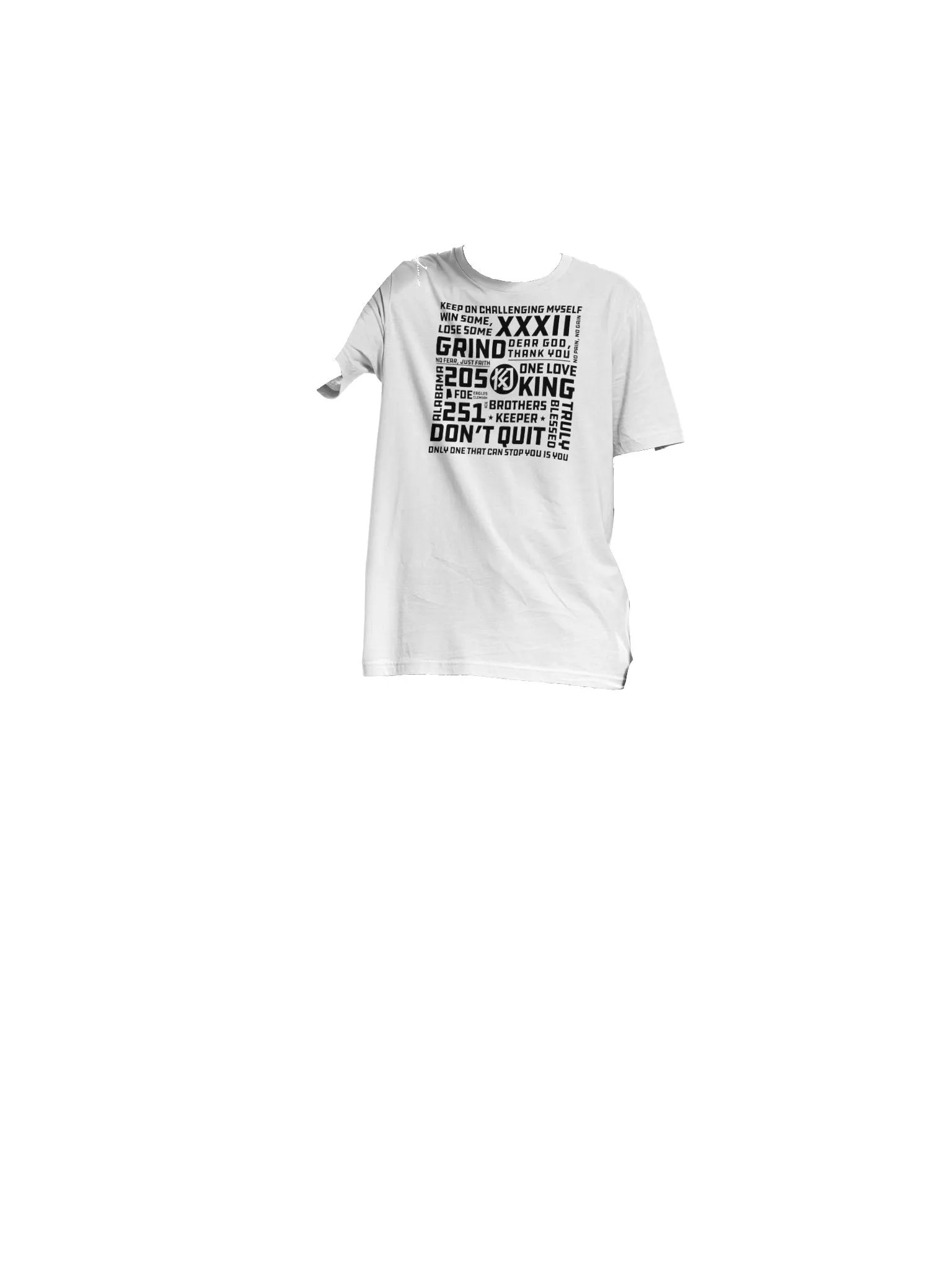 Don't Quit T-Shirt (White) product image (6)