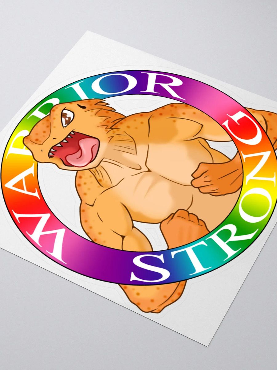 Warrior PRIDE Warrior STRONG Sticker product image (9)
