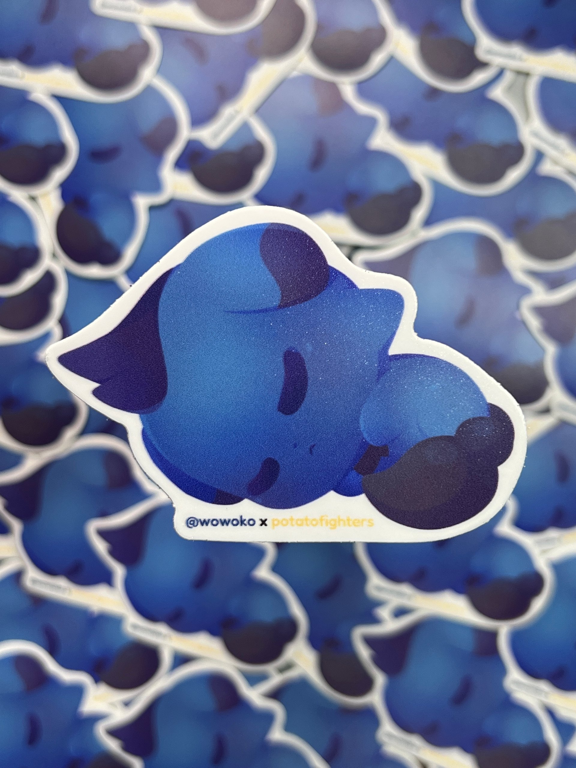 WoWoKo x Potato Fighters - Depresso - Sticker product image (1)