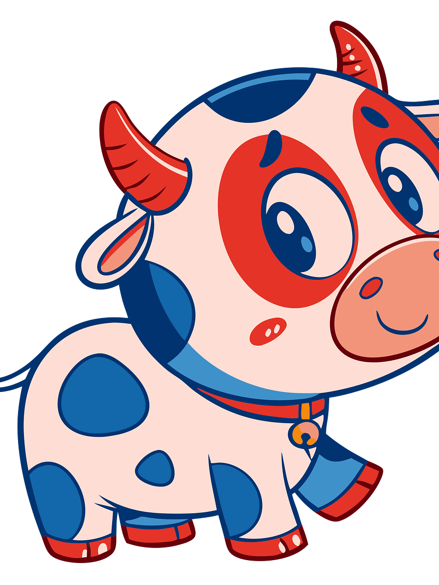 Clipart - Cute Baby Cows product image (8)