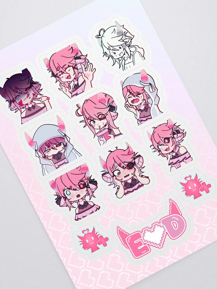 Eyeris Emotes Sticker Sheet product image (1)