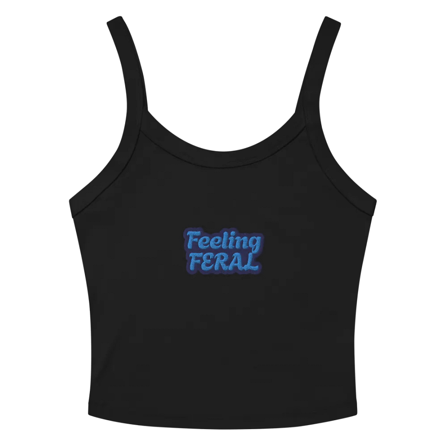 "Feeling FERAL" embroidered tank top product image (2)