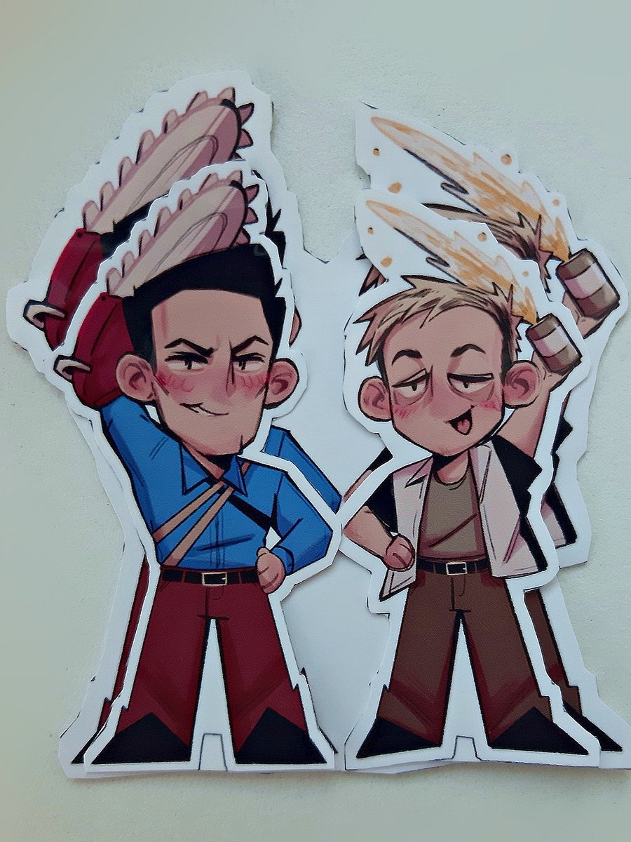 Ash and Chet vinyl sticker product image (2)
