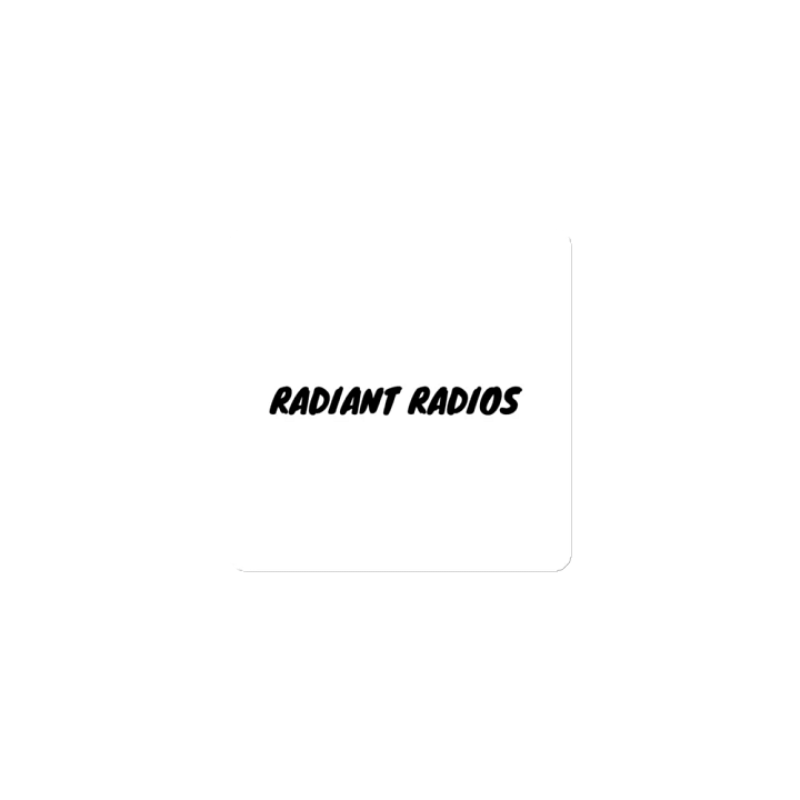 Radiant Radios TEXT Die-Cut Magnets product image (1)