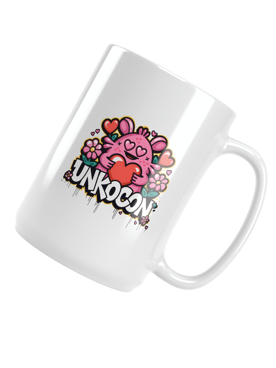 Graffiti Heart – 15 oz Ceramic Mug by UnkoCon product image (4)