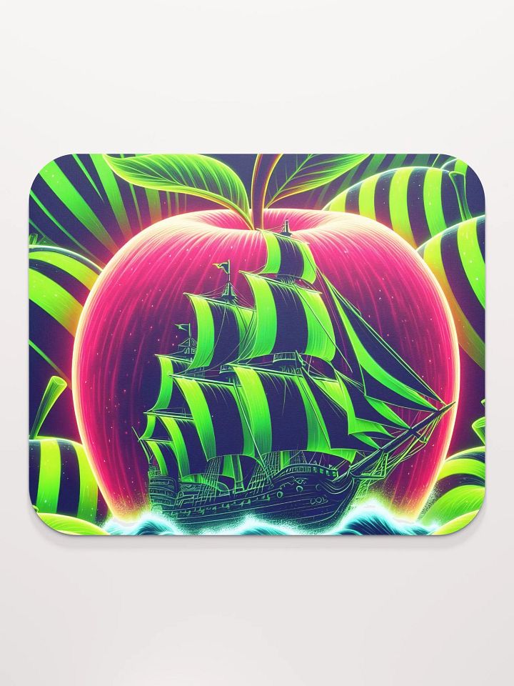 Neon Apple Dreams Mouse Pad product image (2)