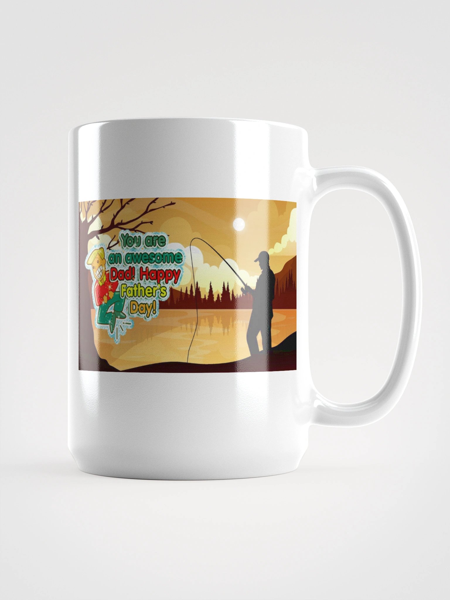 Vibrant Father's Day Script Mug product image (1)