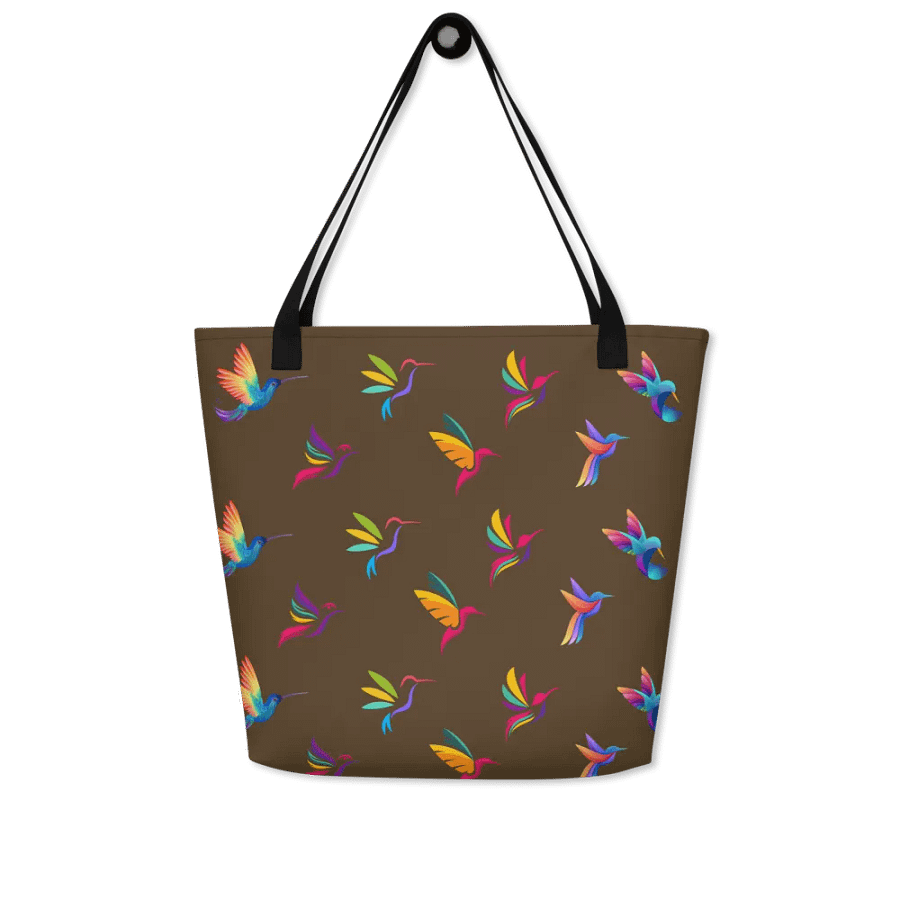 Vibrant Hummingbird Haven Tote mor nature lovers product image (4)