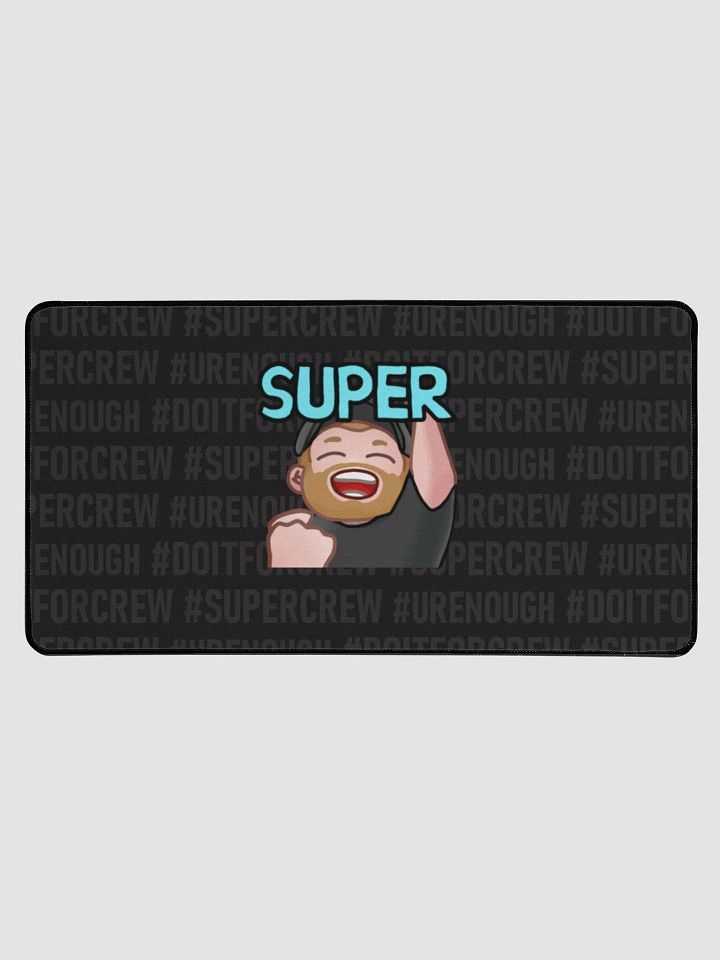super # - Black Desk Mat 15.5