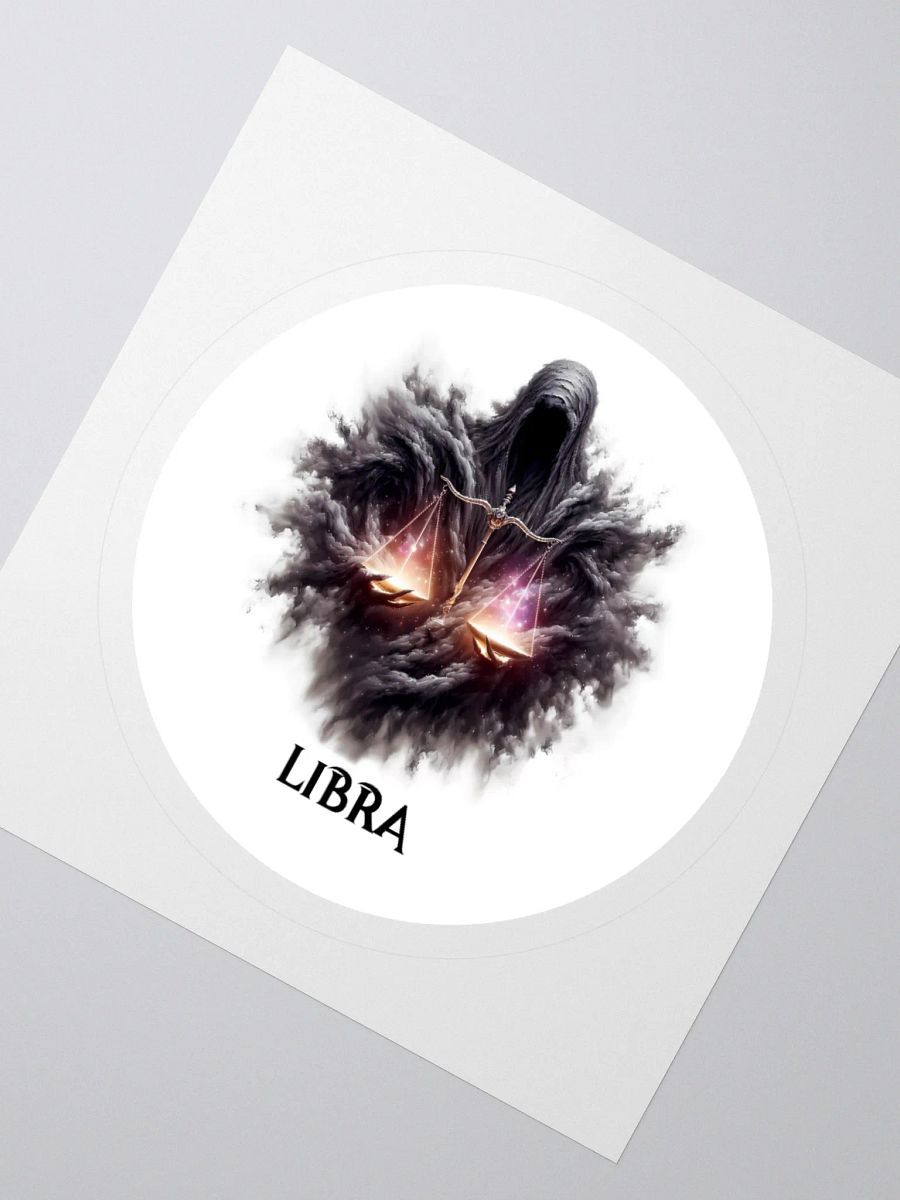 Mythical Libra Zodiac Round Sticker product image (4)