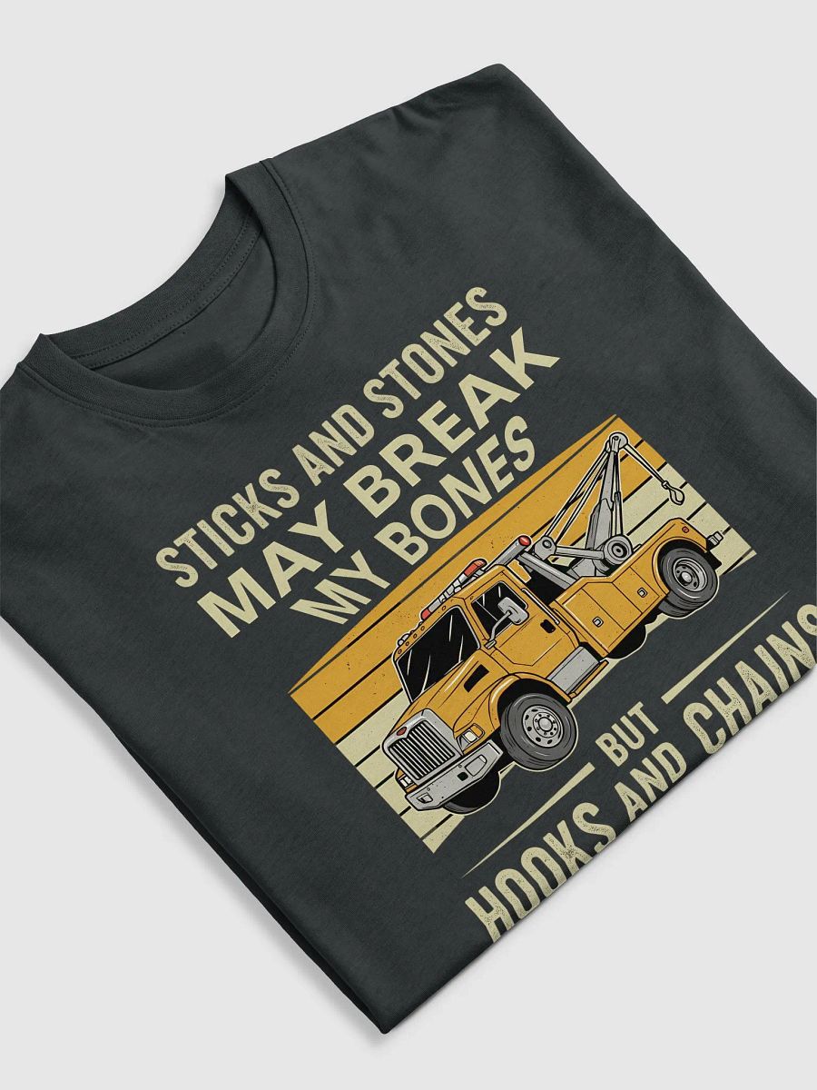 Funny Tow Truck T-Shirt – Hooks and Chains Excite Me – Tow Operator Gift product image (13)