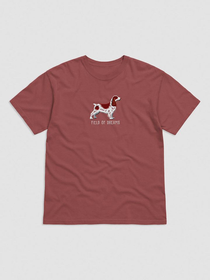 Field of Dreams T-Shirt(Embroidered) of a Field Spaniel(Liver & White) product image (9)