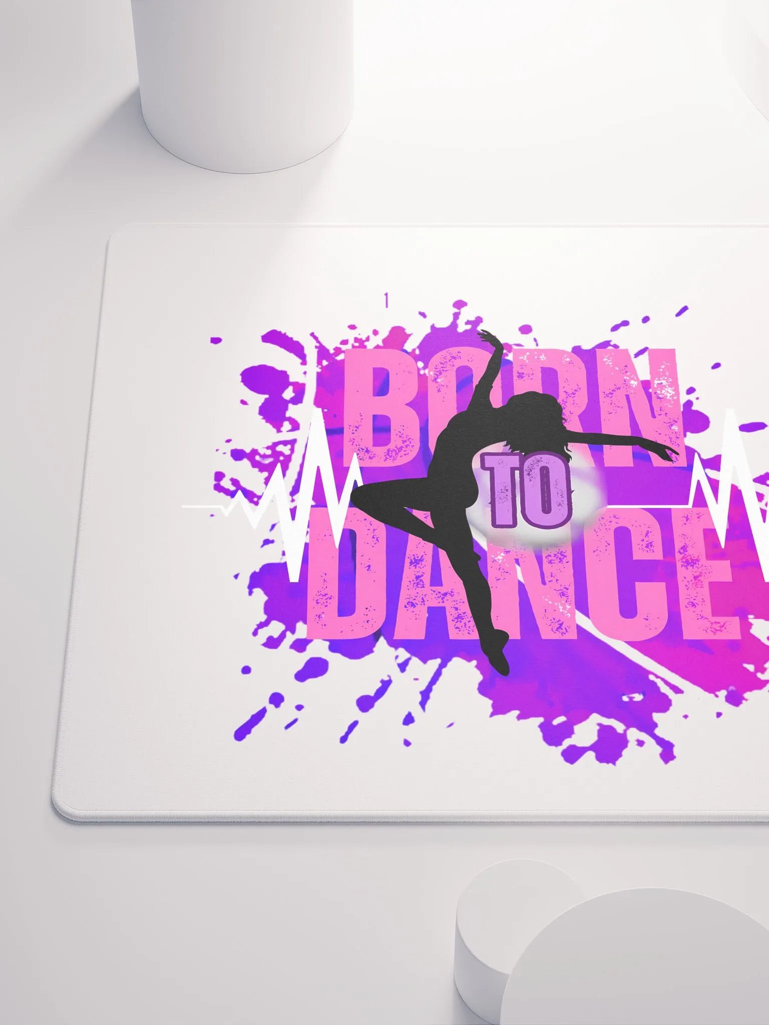 Born to Dance Her Silhouette Gaming Mouse Pad product image (10)