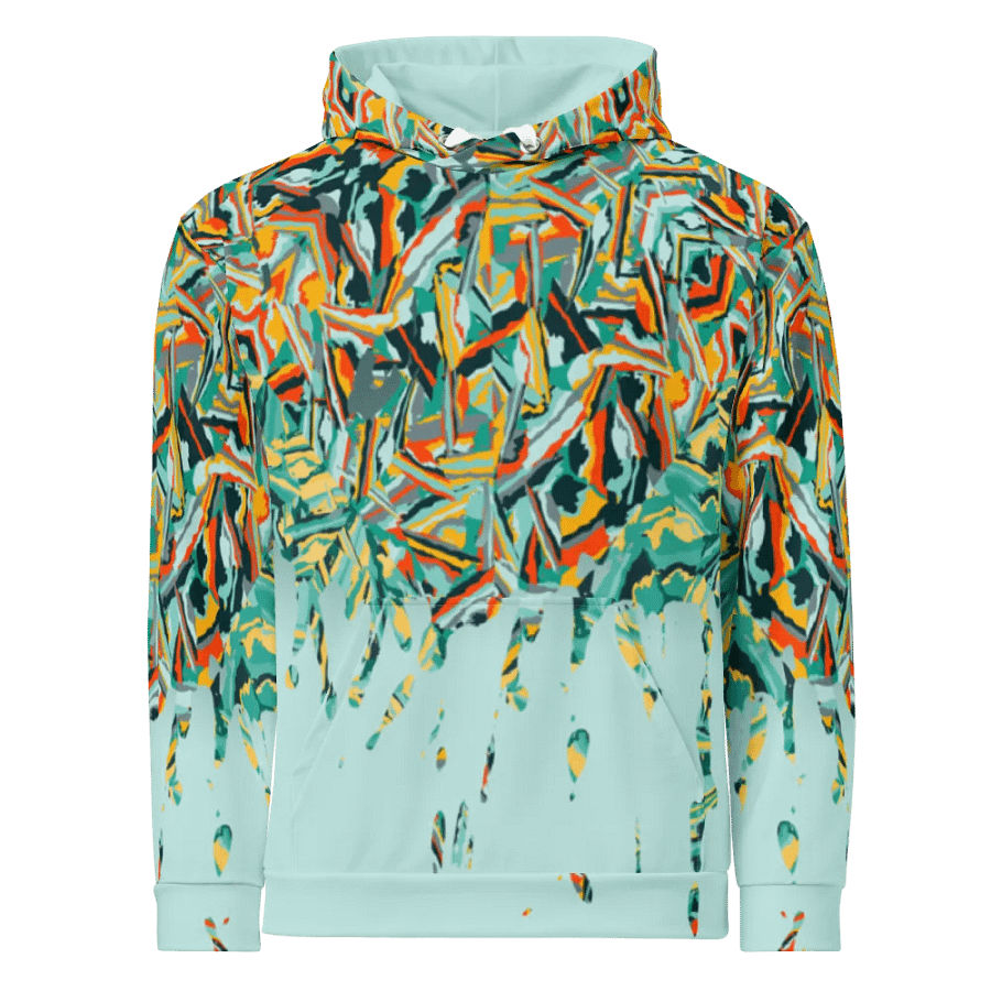 Colorful Destruction | Recycled Unisex Hoodie product image (6)