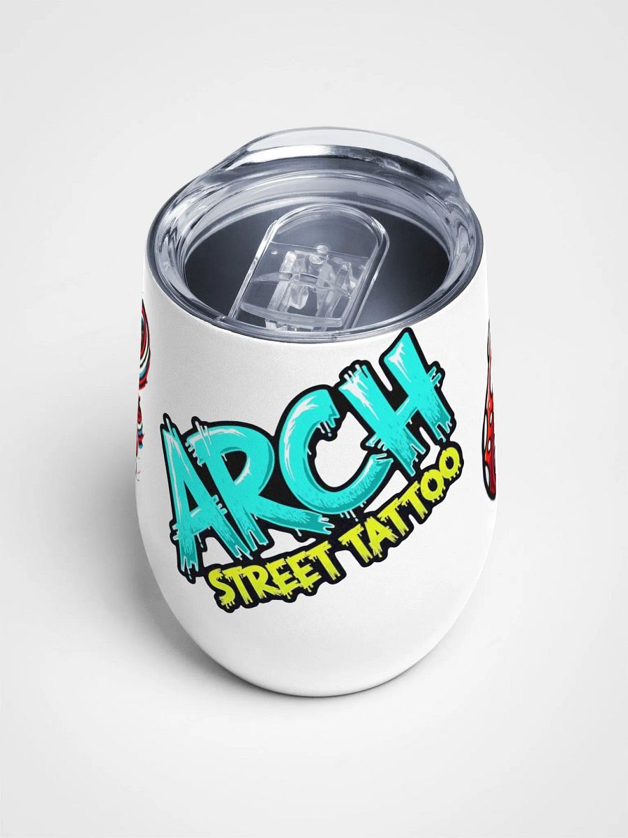 ARCH STREET TATTOO CO. Skull Shroom Wine Tumbler product image (4)
