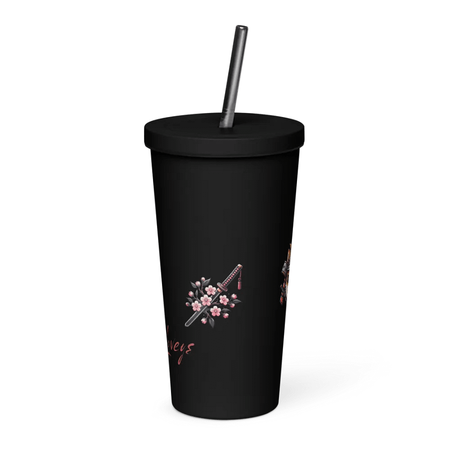 Nova Samurai Inu Insulated Tumbler with a Straw product image (8)