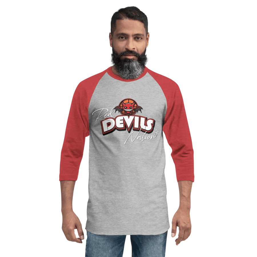 Devils Nation Basketball - Tultex Fine Jersey Raglan Tee product image (2)