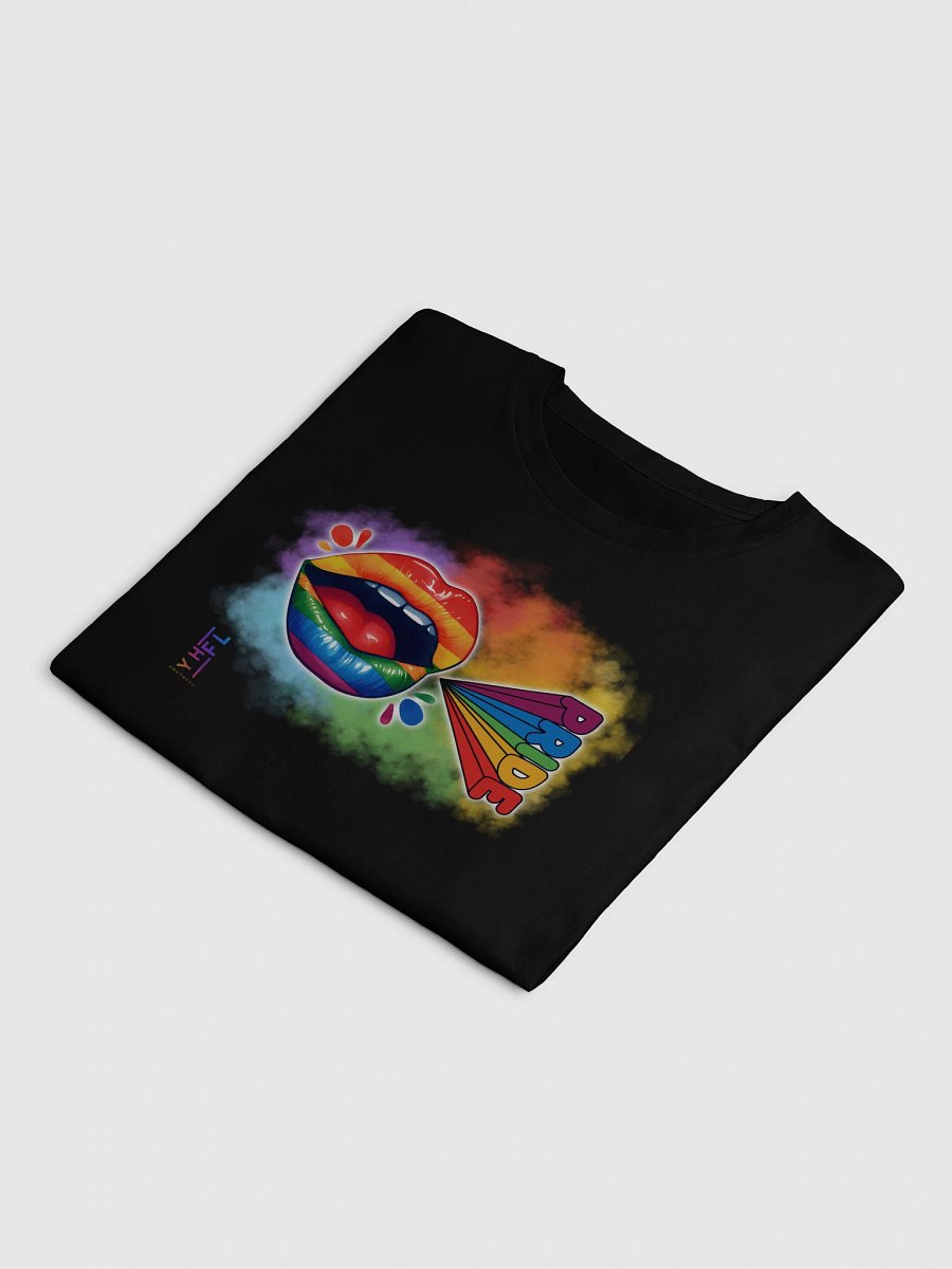 Pride Lips Rainbow Crop Top product image (4)