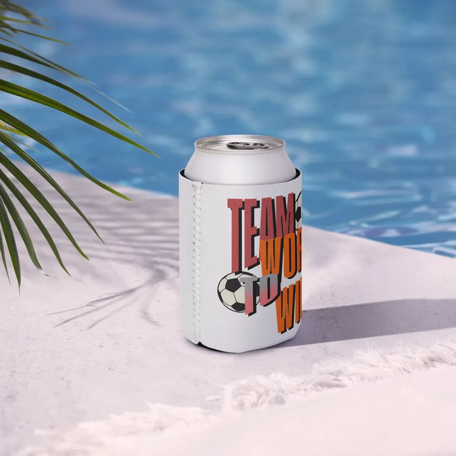 Team Work To Win! Soccer Team Can Cooler product image (8)