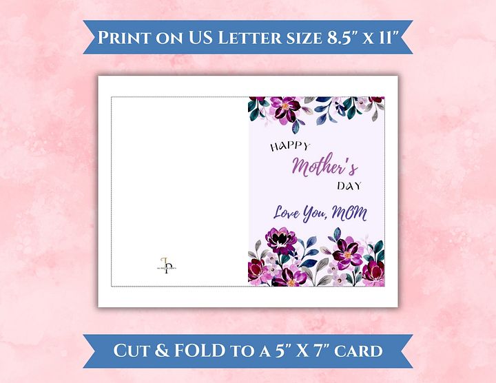 Love You Mom Mother's Day Card product image (2)
